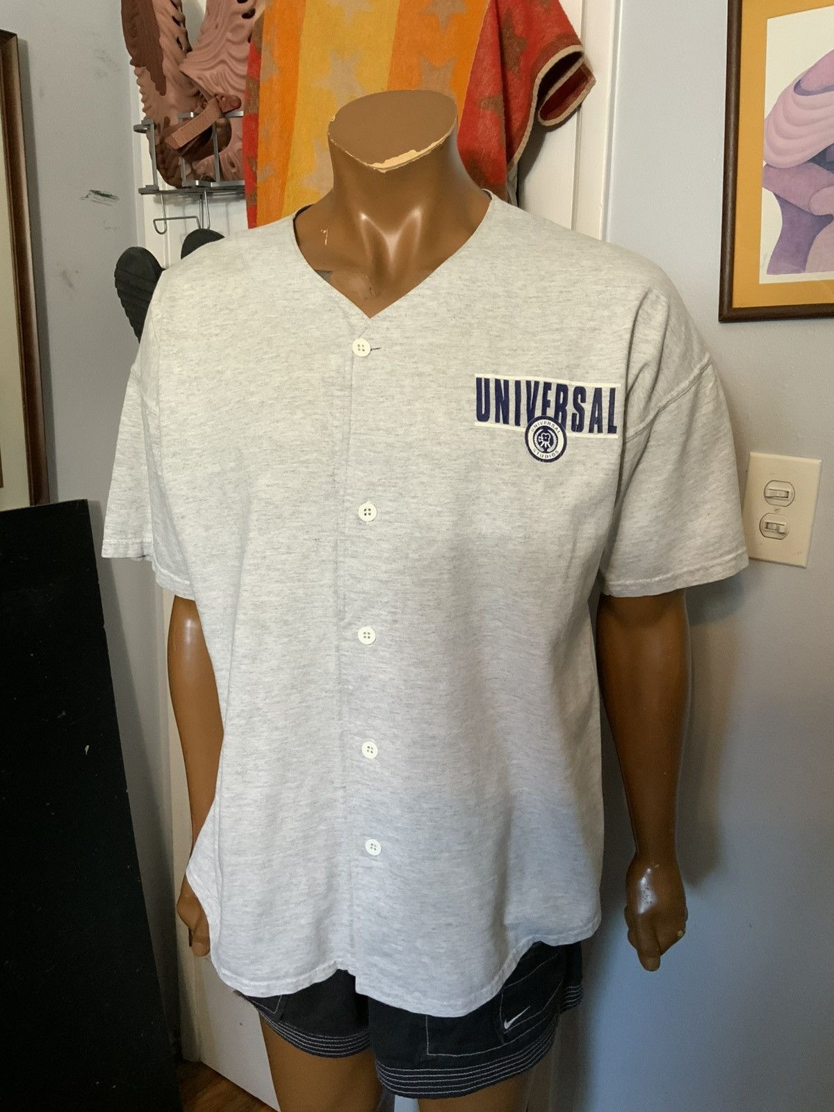 Universal Studios Vintage 90s Jostens Universal Studios Baseball Jersey Size US L / EU 52-54 / 3 - 9 Thumbnail