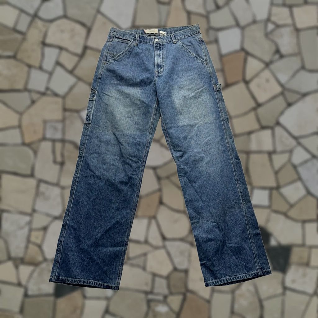 Vintage Levi’s Carpenter Jeans Men’s 36x34 Blue Straight 42 1/2in Length Inseam 32in Waist 16in Pre-Owned Like New Mens Size US 36 / EU 52 - 1 Thumbnail