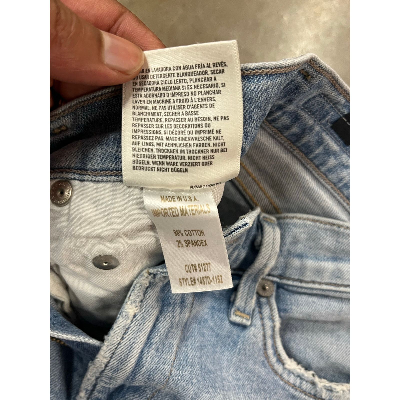 Citizens Of Humanity Citizens of Humanity - Rocket Crop Mid Rise Skinny / sz23 Size 23" - 9 Thumbnail