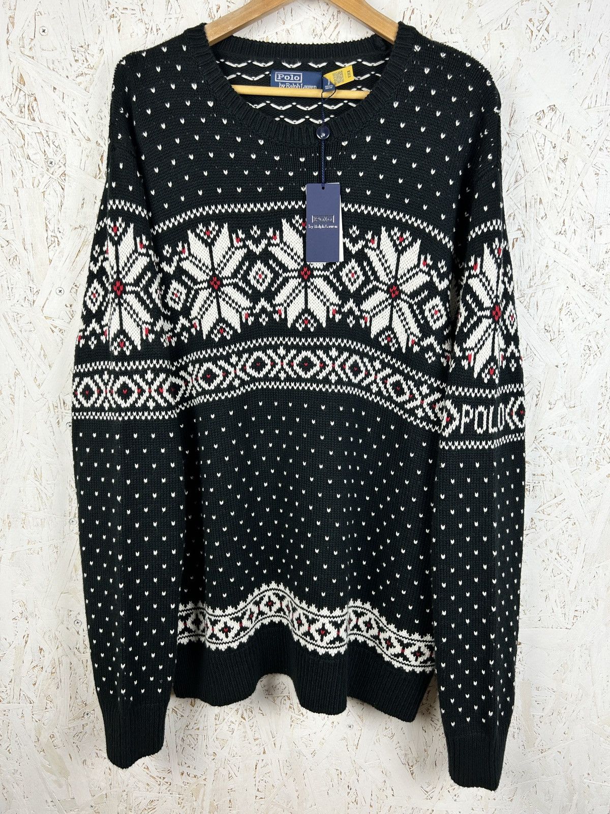Polo Ralph Lauren NWT Polo Ralph Lauren Fair Isle Cashmere Blend Sweater XXL Size US XXL / EU 58 / 5 - 1 Thumbnail