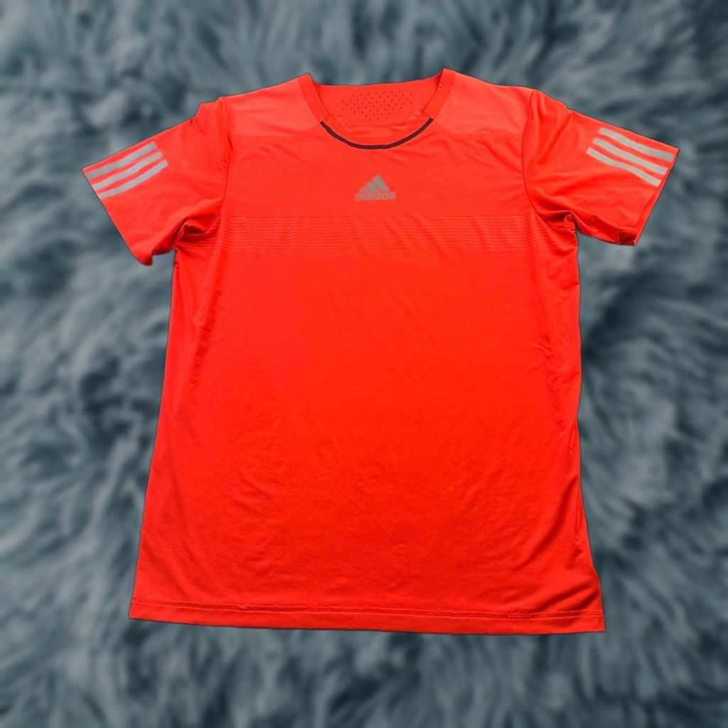 Adidas Adidas Shirt Mens Medium Orange Tennis Performance Barricade Size US M / EU 48-50 / 2 - 1 Thumbnail