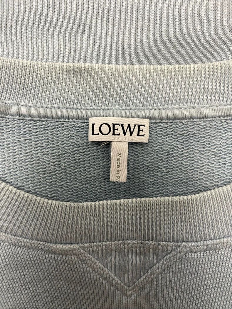 Loewe Loewe Sky blue embroidered logo round neck sweater Size L / US 10 / IT 46 - 6 Thumbnail