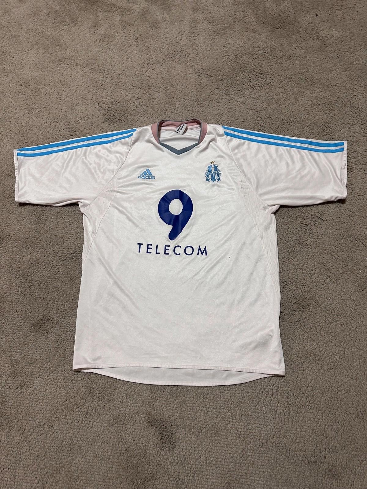 Adidas Olympique Marseille football shirt 2003 Soccer Adidas Jersey Size US L / EU 52-54 / 3 - 1 Thumbnail