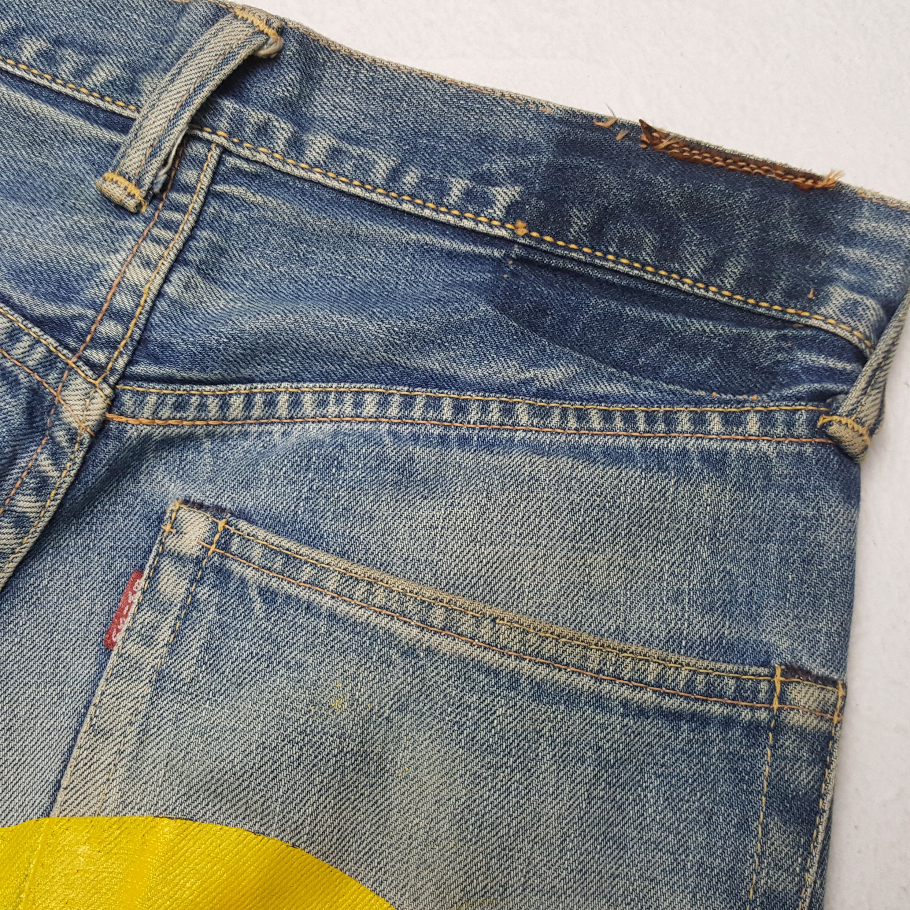 Evisu × Vintage EVISU Japanese Brand Streetwear Custom Daicock Style Jeans Size US 27 - 15 Thumbnail