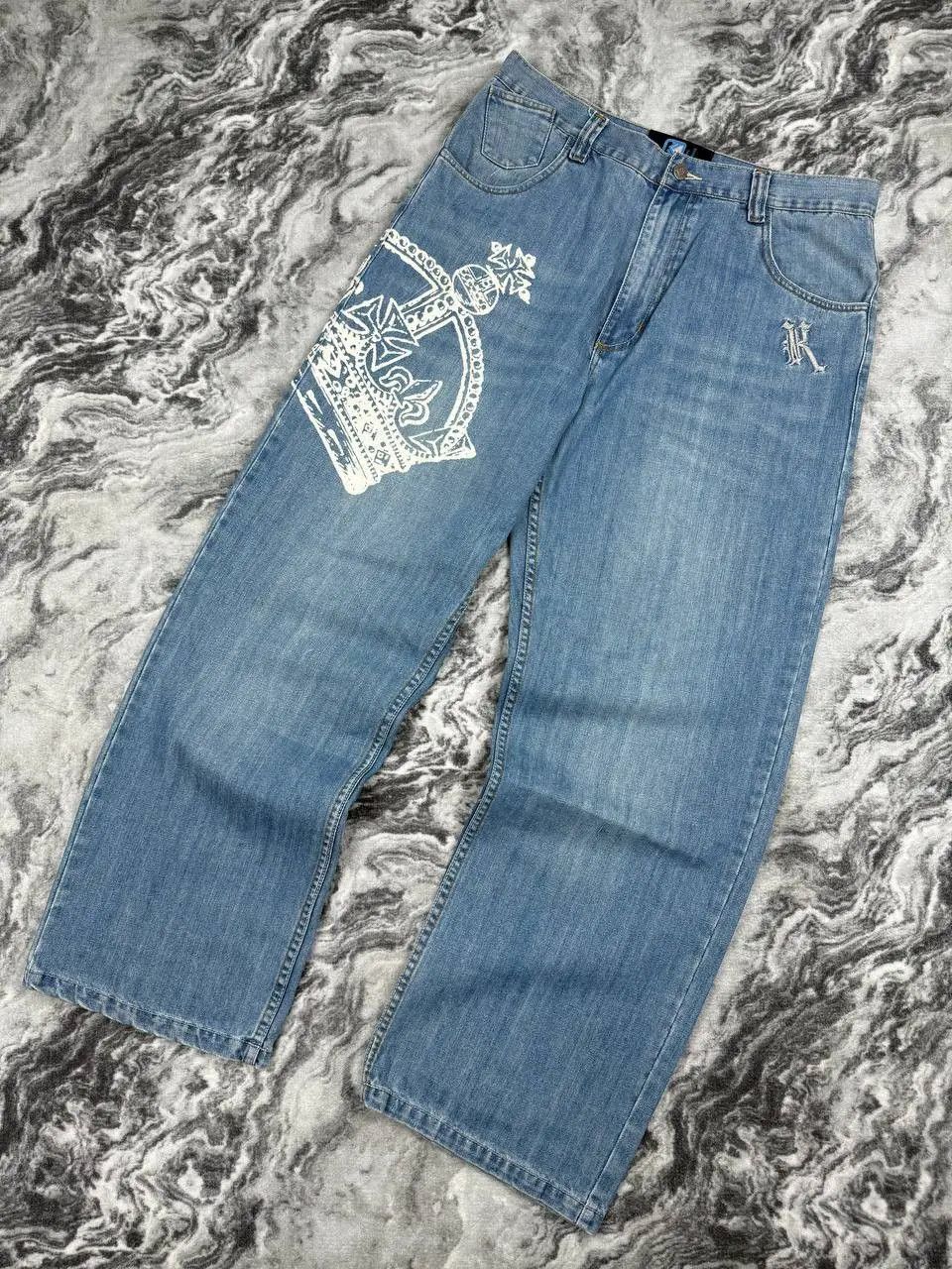 Karl Kani Vintage Karl Kani Denim Baggy Jeans 90s Big Logo Y2K Size US 38 / EU 54 - 5 Thumbnail