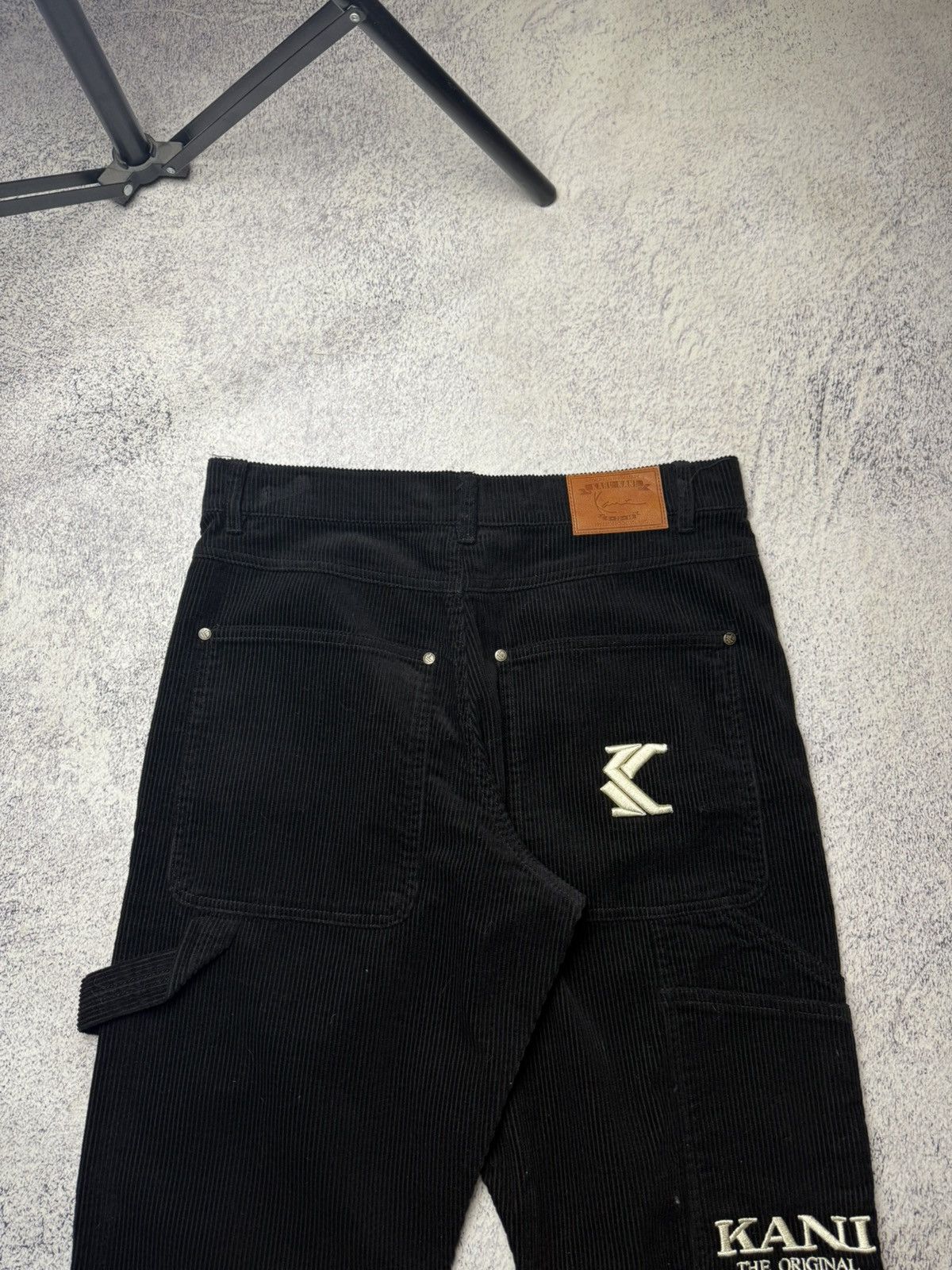 Karl Kani Vintage Karl Kani Velour Pants Rap Jeans Y2K Size US 32 / EU 48 - 2 Thumbnail