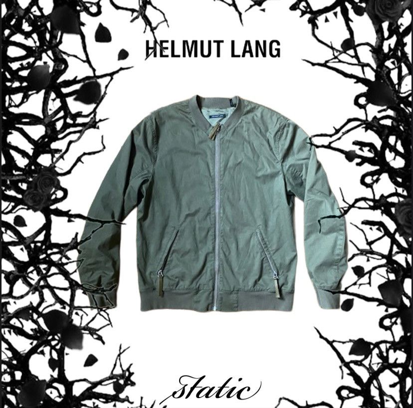Helmut Lang Helmut Lang Textured Twill Bomber. Size US L / EU 52-54 / 3 - 1 Thumbnail