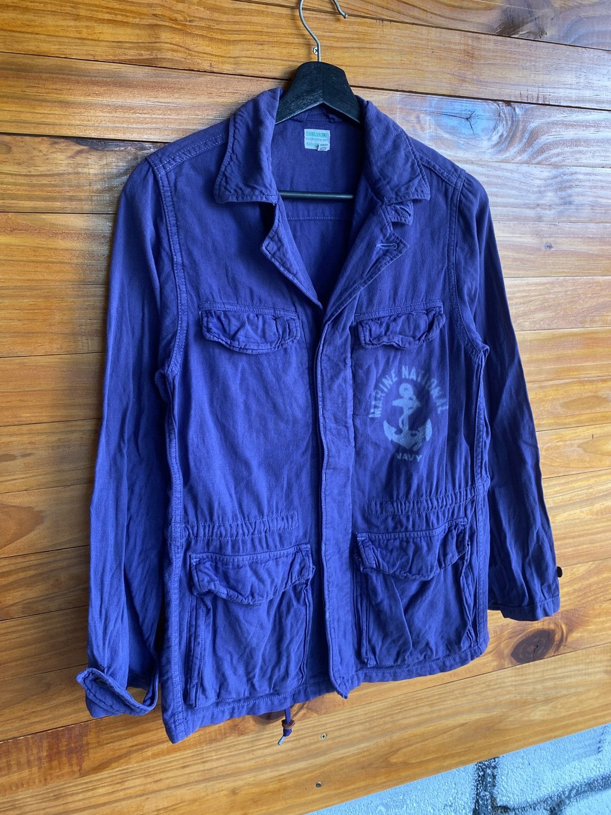 Japanese Brand Vintage Denim & Dungaree Navy Blue Utility Jacket Sanforized Size US XS / EU 42 / 0 - 5 Thumbnail
