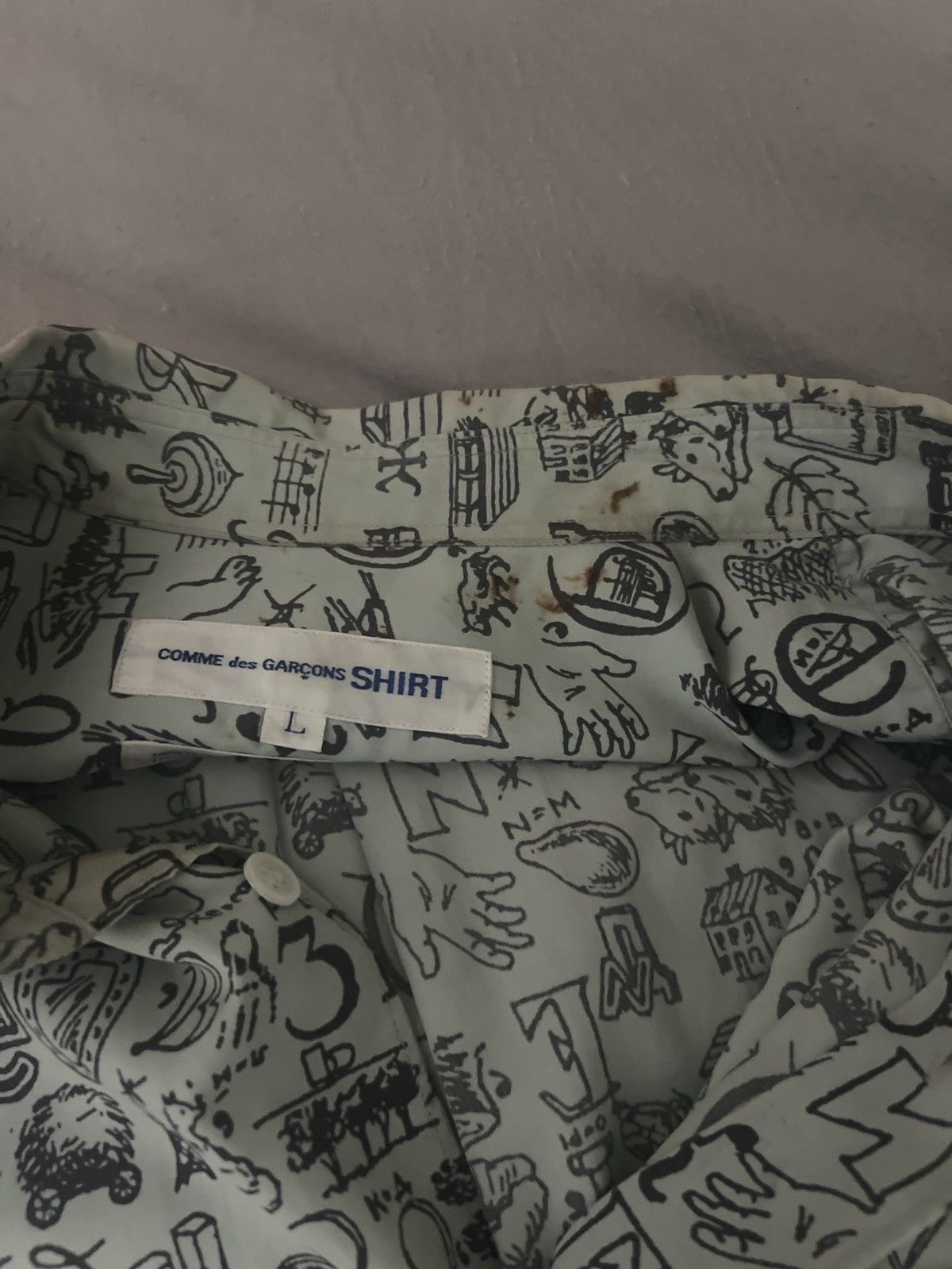 Comme des Garcons SHIRT Comme des Garçons SHIRT Made in France Boxy Graphic Size US L / EU 52-54 / 3 - 3 Thumbnail
