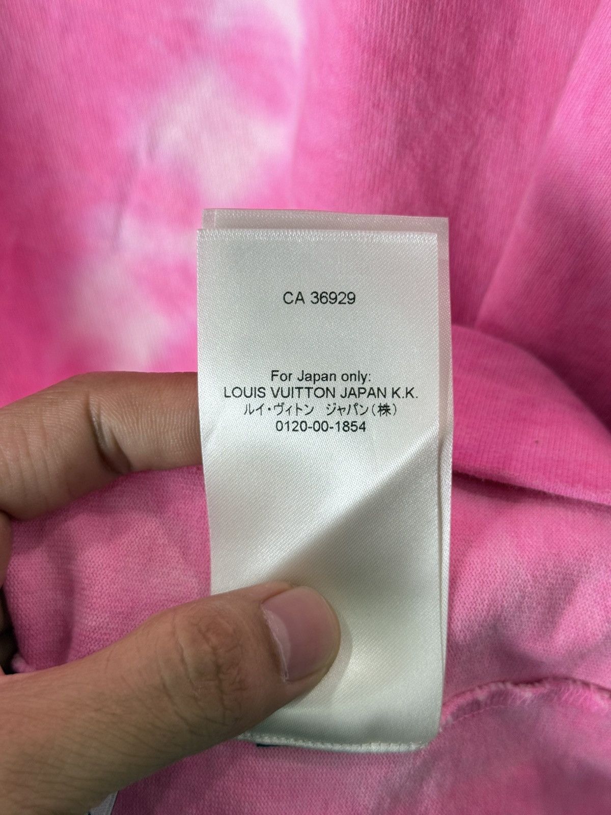 Louis Vuitton LV Tie&Dye Pink Tee Size US S / EU 44-46 / 1 - 9 Thumbnail
