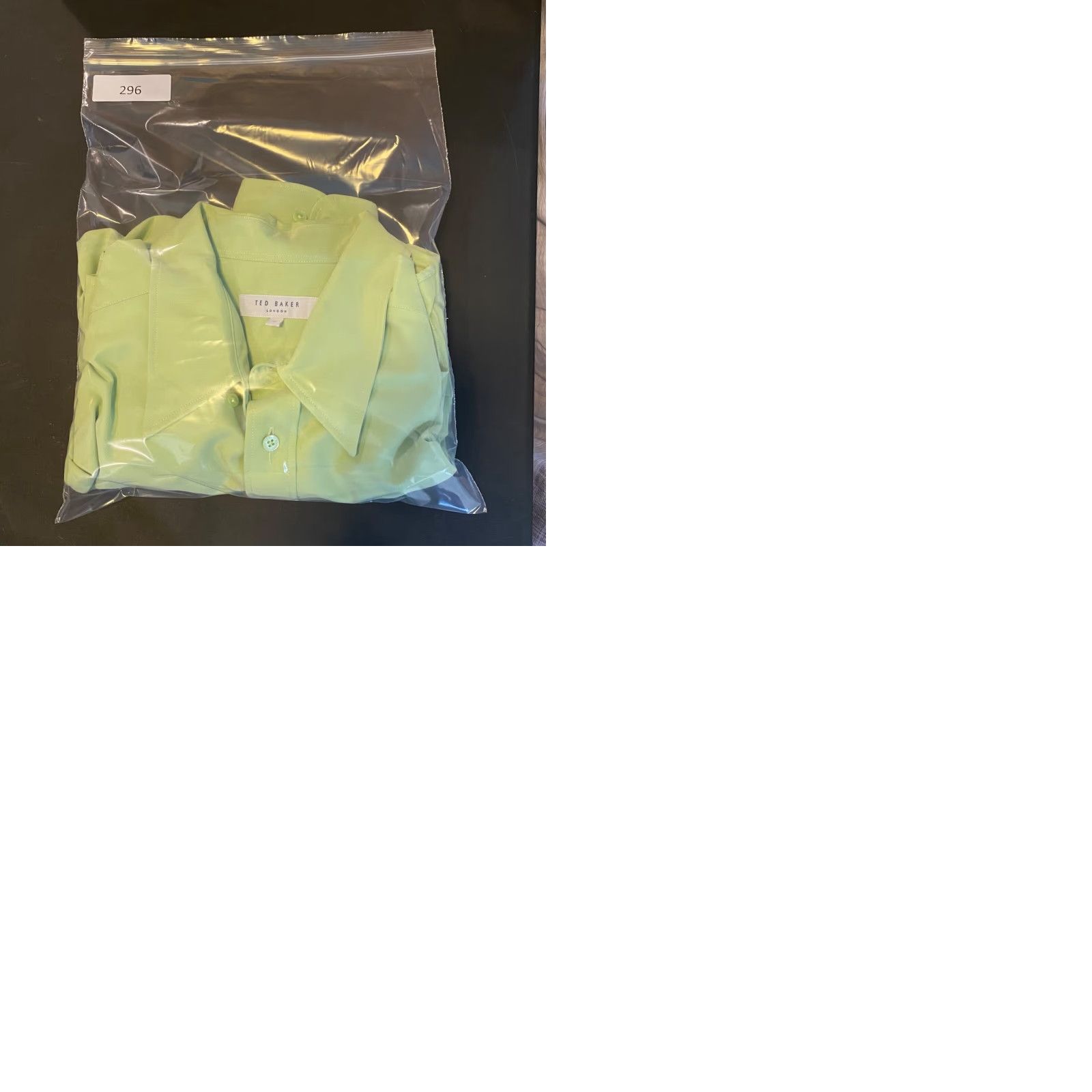 Ted Baker Ted Baker London Shirt Mens 5 Green Cream Lime Button Up Outdoors L/S Shine? Size US S / EU 44-46 / 1 - 9 Thumbnail
