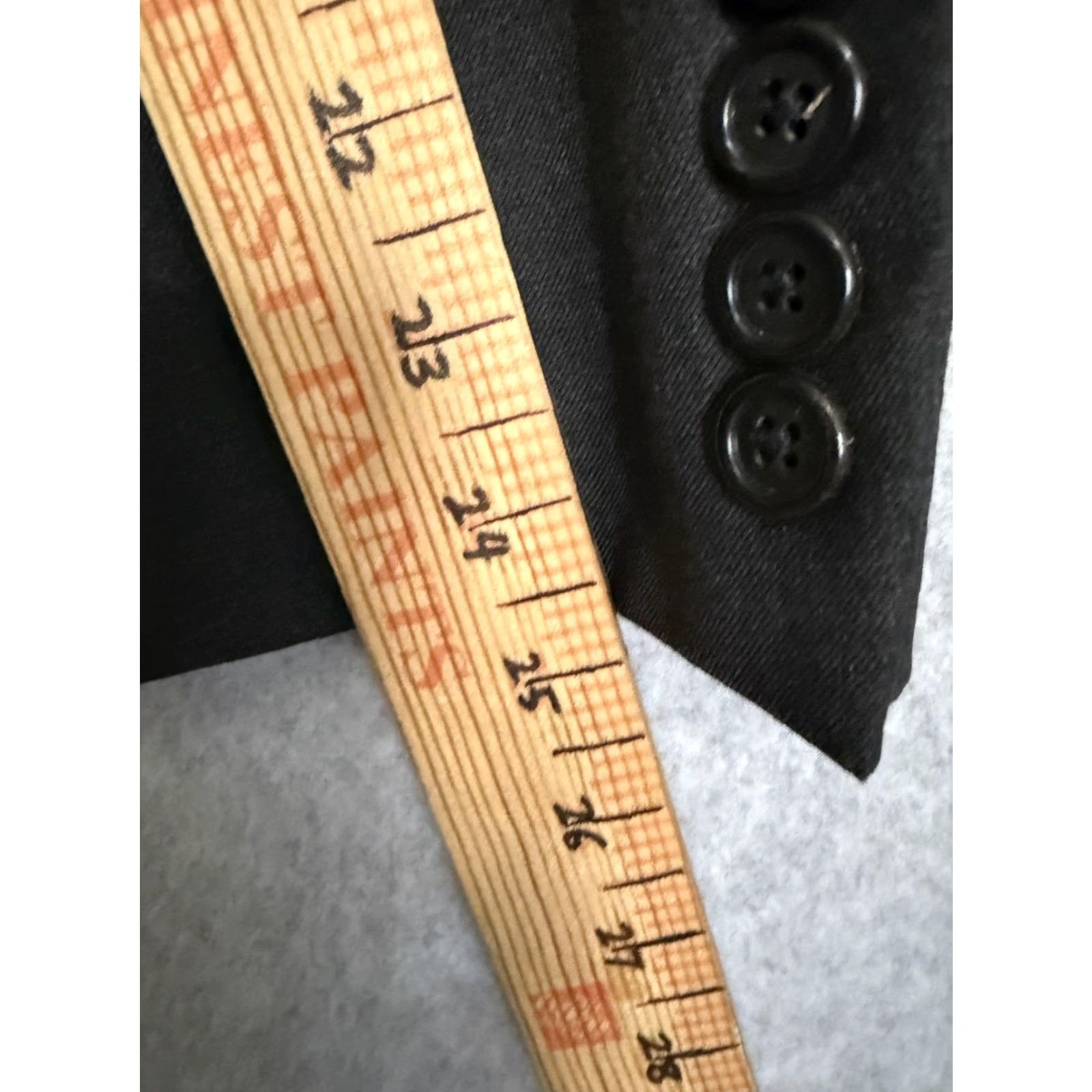 Vintage Hickey Freeman Suit Jacket Mens 44 Gray 100% Wool Loro Piana Boardroom USA Size 44R - 4 Thumbnail