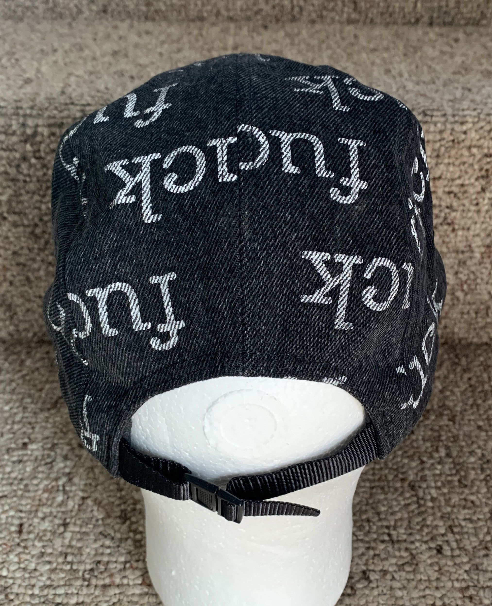 Supreme S/S 2013 Supreme Fuck Denim Camp Hat Size ONE SIZE - 6 Thumbnail