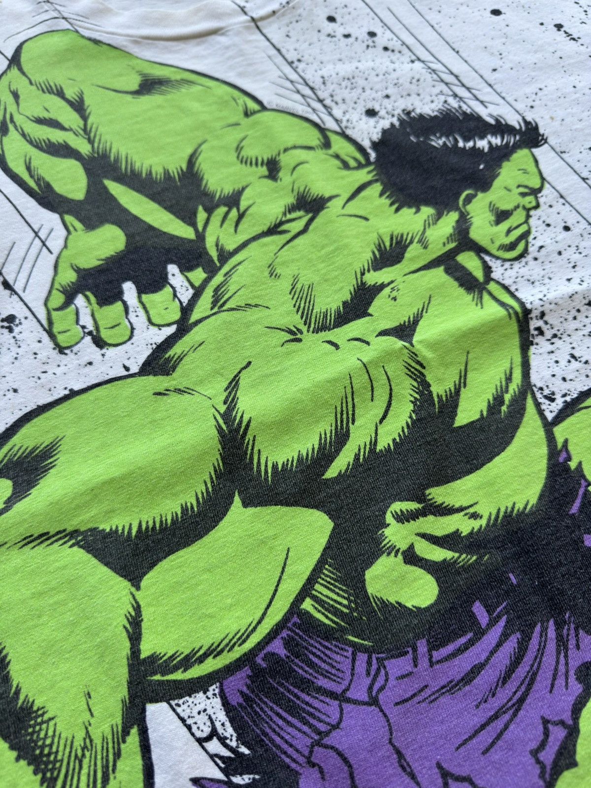 Marvel Comics 1992 The Incredible Hulk Avenger 90s VTG Marvel AOP Shirt Size US XL / EU 56 / 4 - 5 Thumbnail
