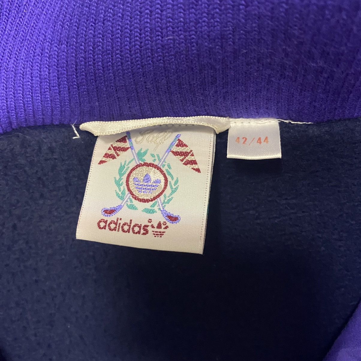 Adidas × Vintage Rare Vintage Adidas Golf 1/2 zip Fleece Boomber Jacket Size US L / EU 52-54 / 3 - 7 Thumbnail