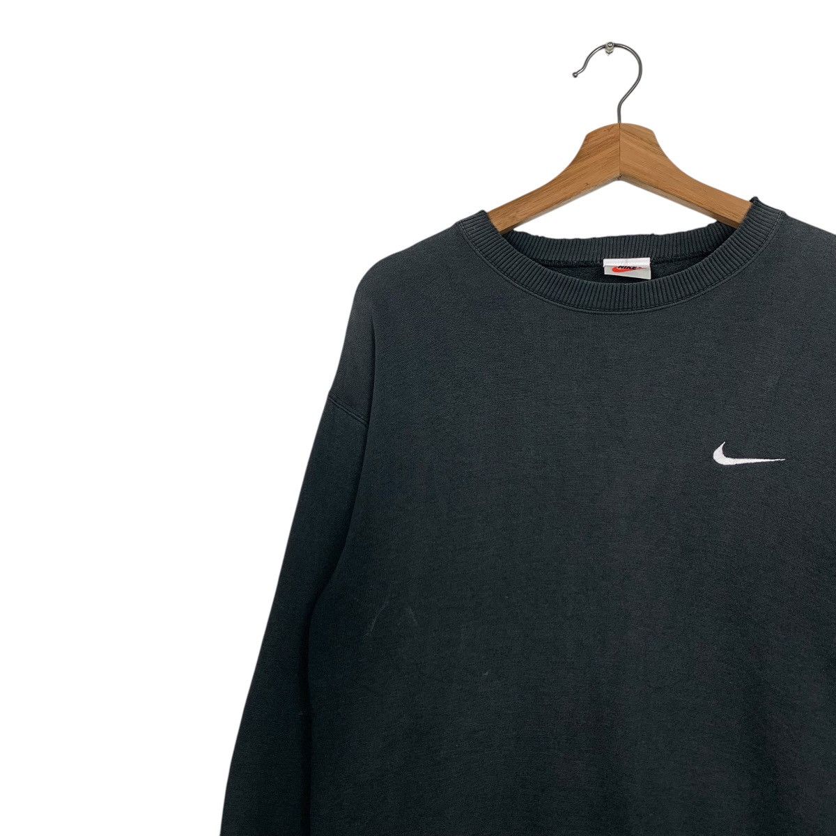 Nike NIKE Embroidery Small Swoosh Logo Sweatshirt #1629-C73 Size US S / EU 44-46 / 1 - 6 Thumbnail