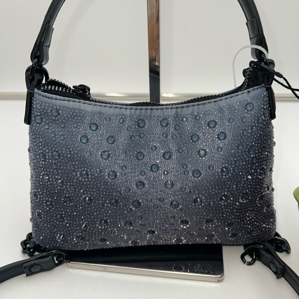 Steve Madden Steve Madden BBABS Sparkle Gray and Black hardware Bag Size ONE SIZE - 2 Thumbnail