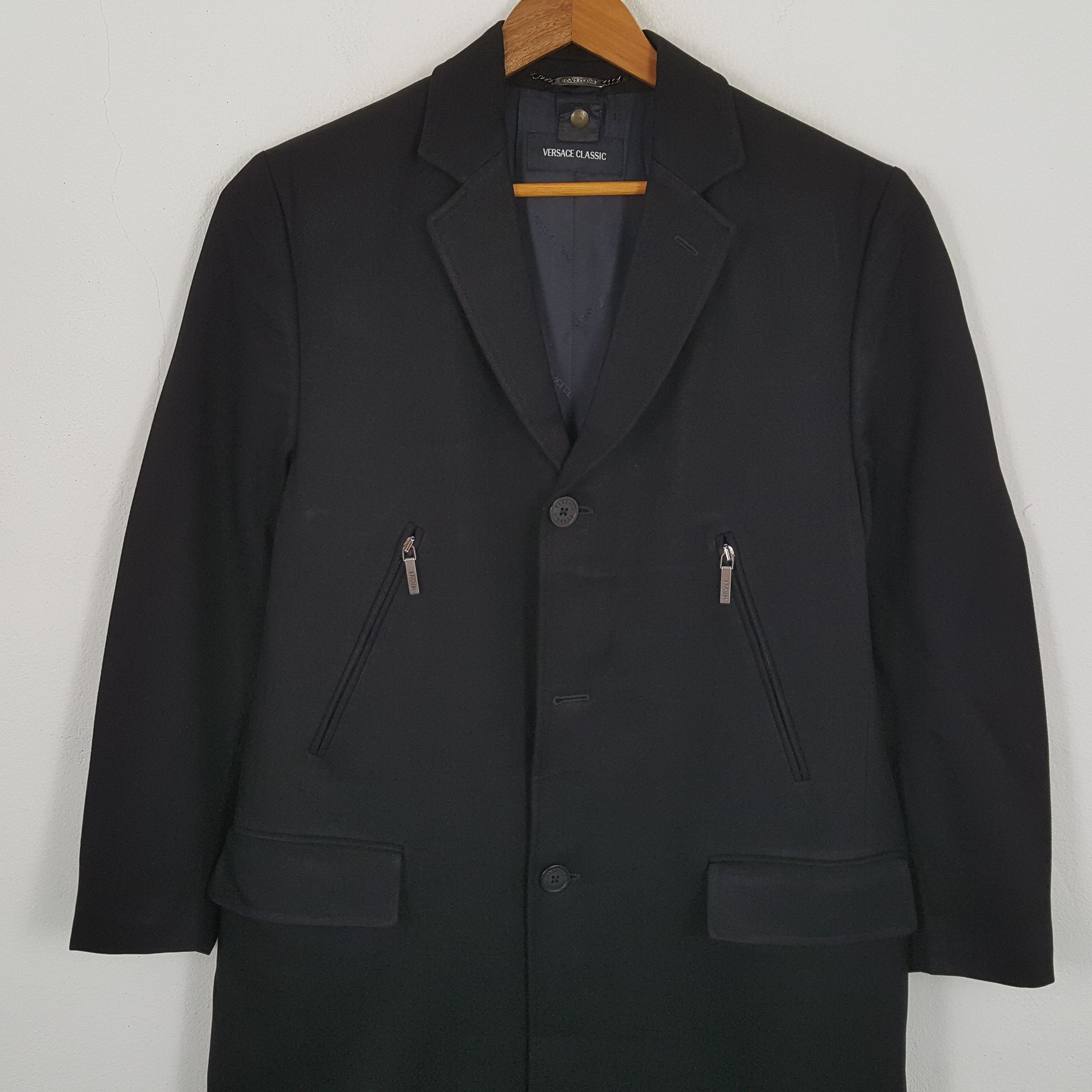 Versace × Vintage Vintage VERSACE CLASSIC Italian Fashion Brand Blazer Size 36R - 2 Thumbnail
