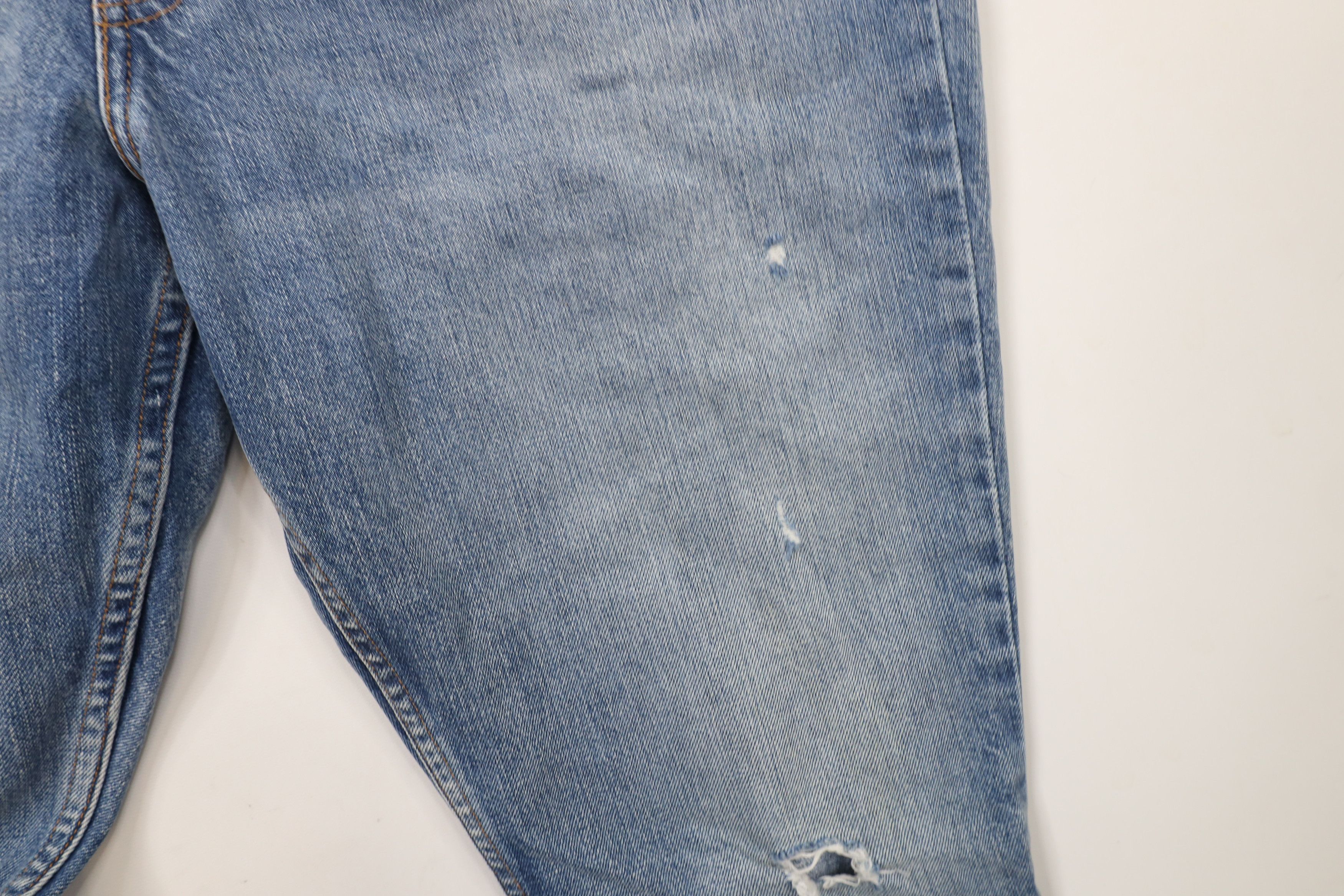 Levi's × Vintage Vintage Y2K Levis 517 Orange Tab Flared Bootcut Denim Jeans Size 31" - 6 Thumbnail