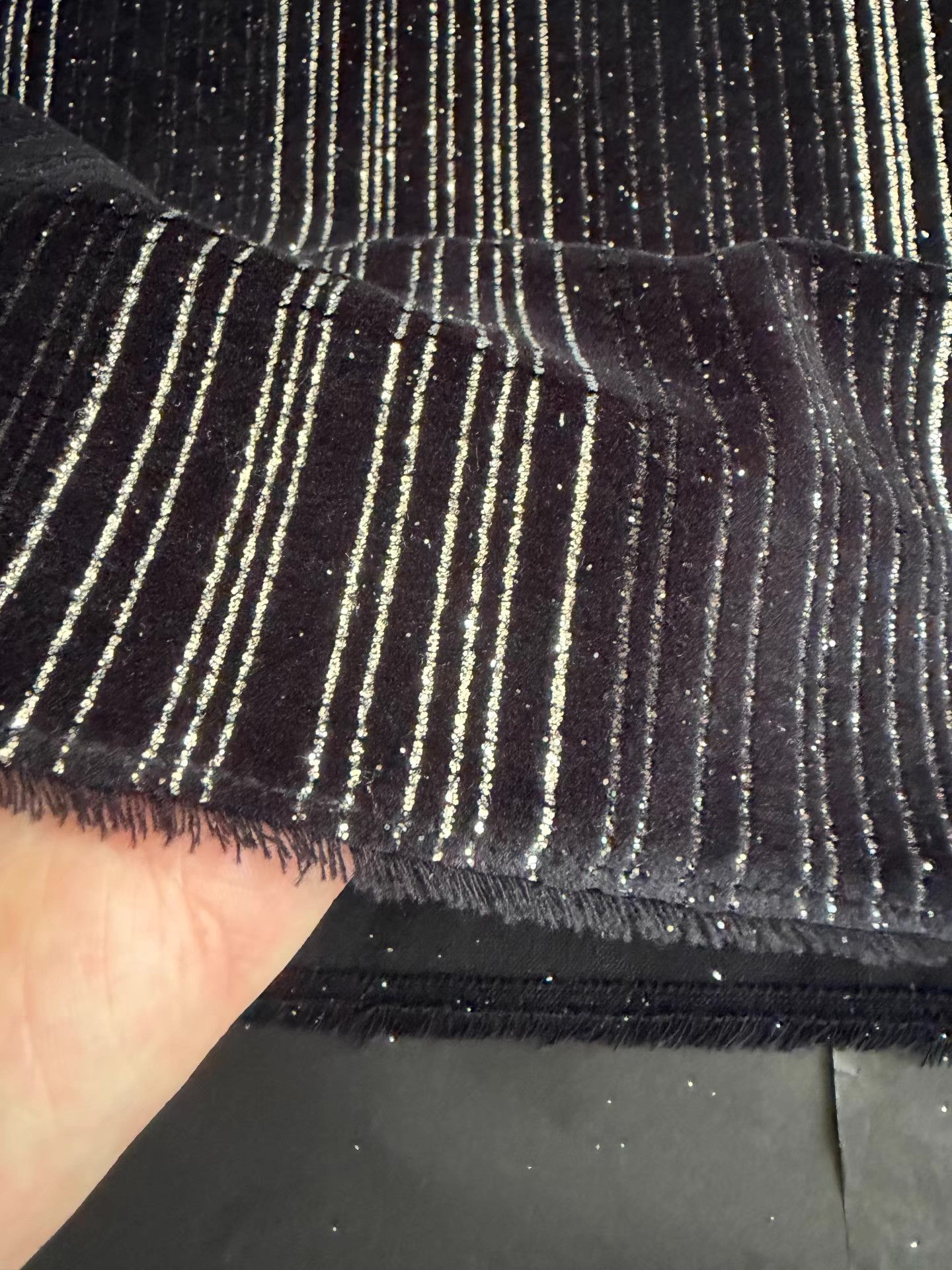 Saint Laurent Paris Saint Laurent 17AW Runway Men's Glitter Polo Shirt Ｑ23 Size US M / EU 48-50 / 2 - 4 Thumbnail