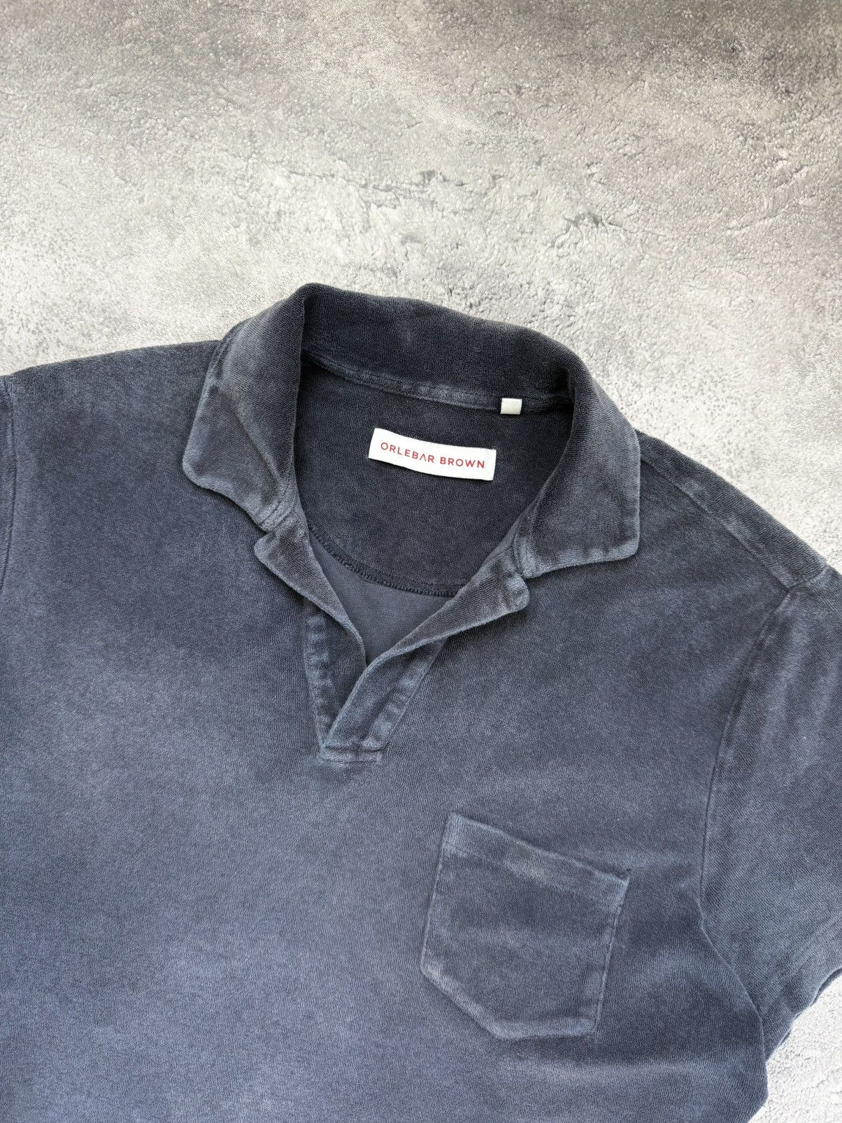 Orlebar Brown Orlebar Brown Velour Polo T-Shirt Luxury Old Money Size US L / EU 52-54 / 3 - 7 Thumbnail