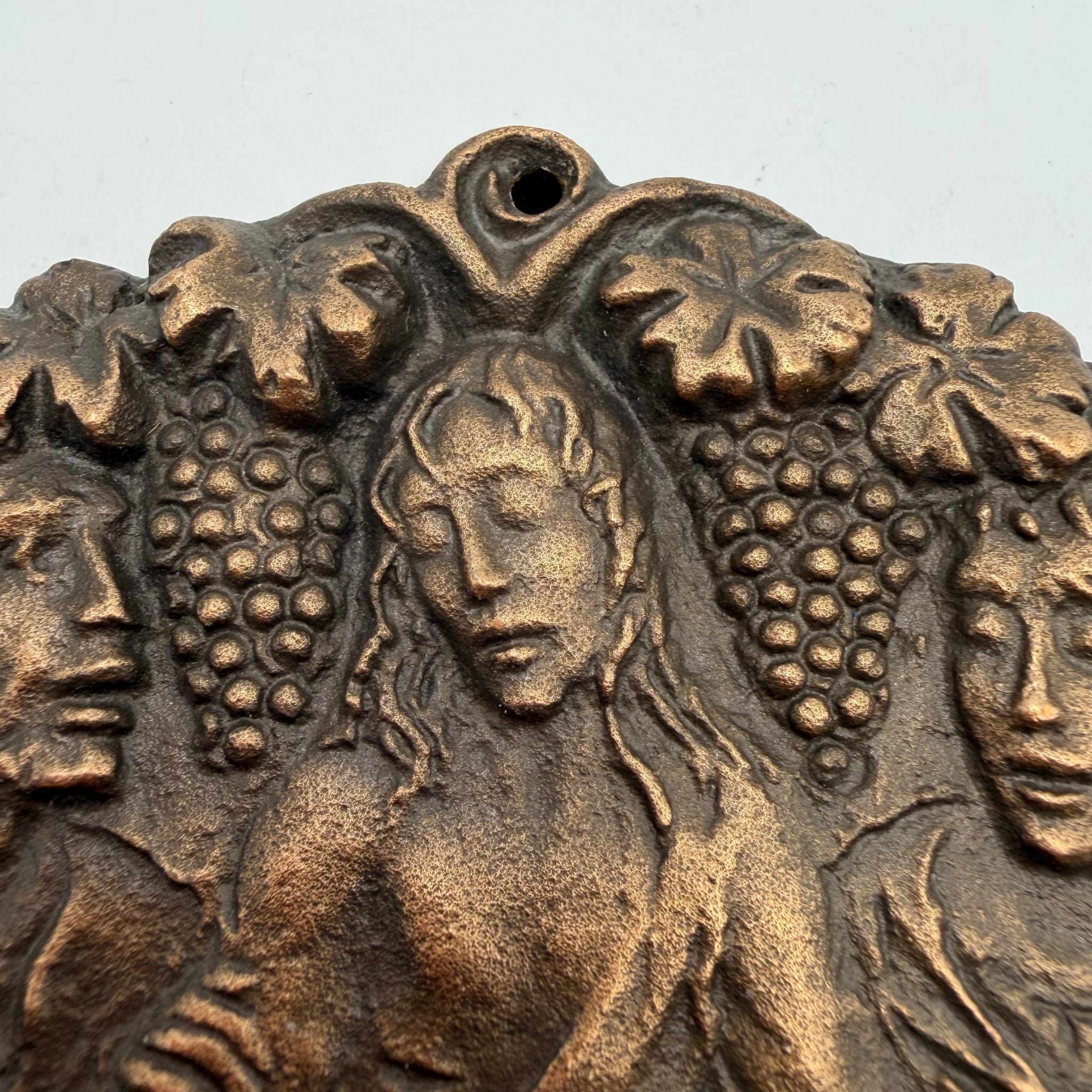 Vintage Vintage Bronze Last Supper Wall Plaque Relief - Christian Size ONE SIZE - 7 Thumbnail