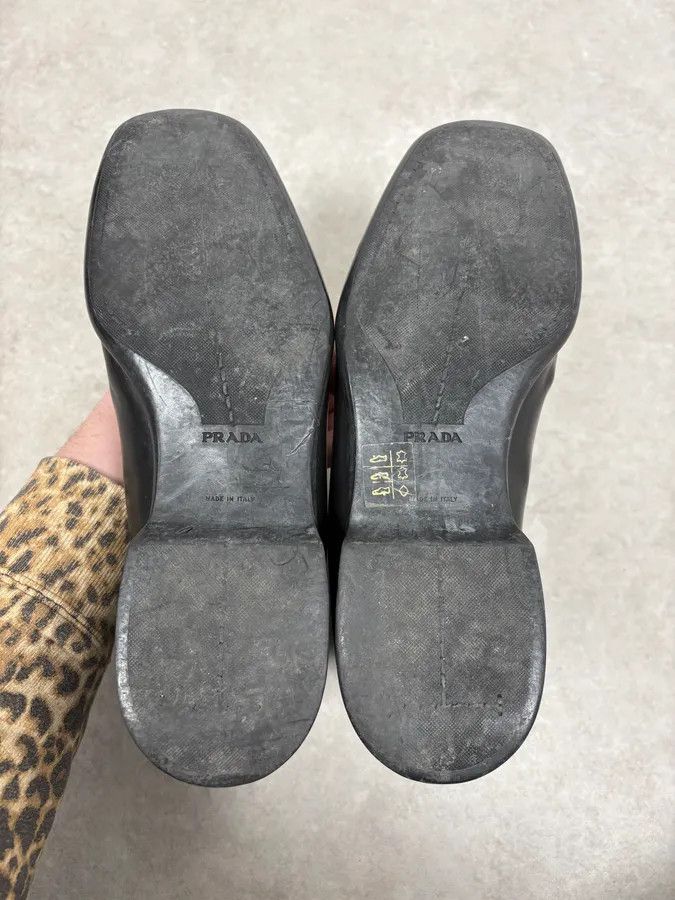 Prada 2000s Prada Black Premium Leather Chelsea Boots Size US 8.5 / EU 41-42 - 8 Thumbnail
