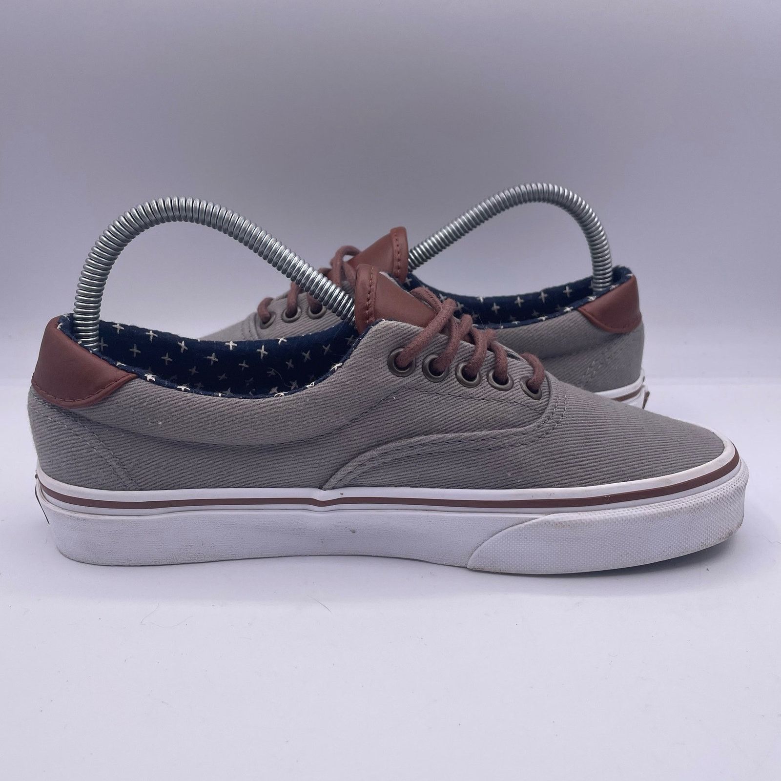 Vans Vans Era 59 Frost Gray Plus Low Canvas Skate Shoes 8.5 6.5 Size US 6.5 / EU 39-40 - 4 Thumbnail