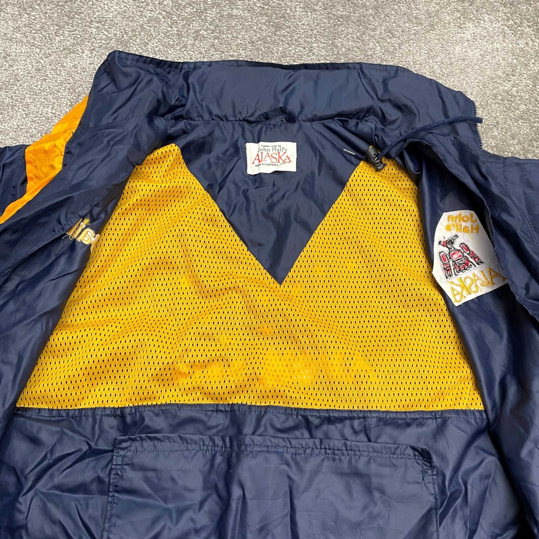 Rains John Hall's Alaska Windbreaker Mens Jacket Regular Medium Blue Full Zip Outdoor Windbreaker Size US M / EU 48-50 / 2 - 5 Thumbnail