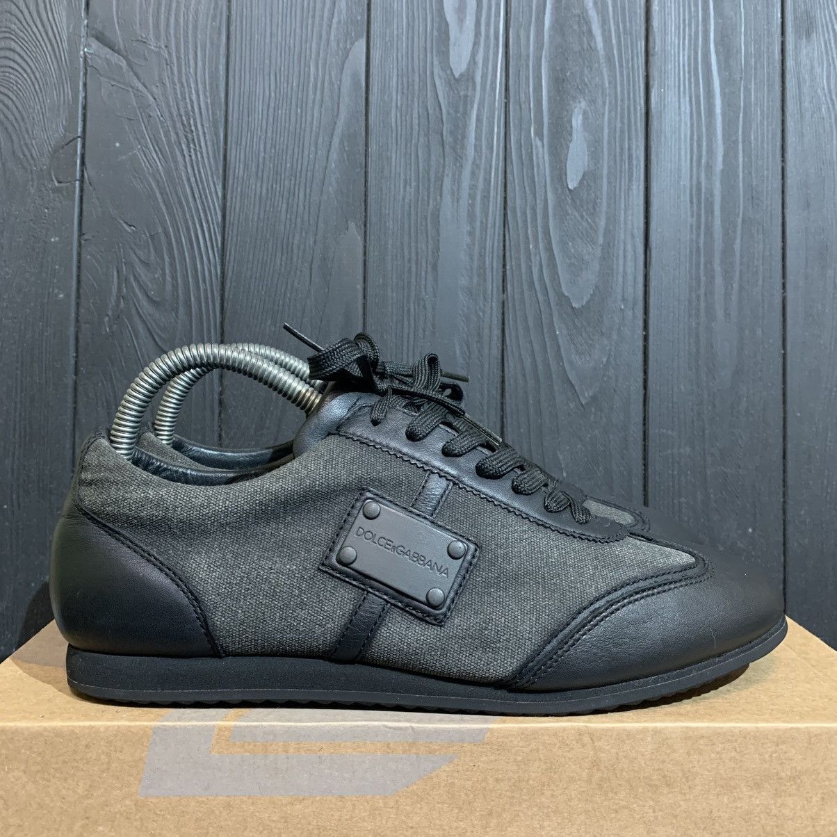 Dolce & Gabbana Dolce & Gabbana Men’s Leather Sneakers Size 6 Size US 6 / EU 39 - 1 Thumbnail
