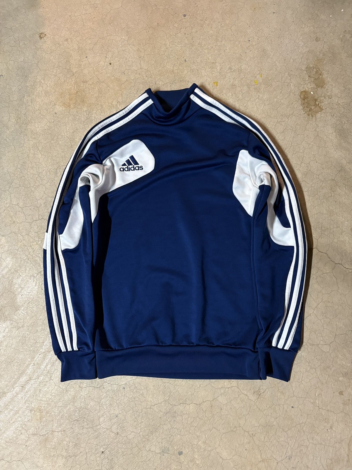 Adidas Vintage Adidas Y2K Condivo 12 Long Sleeve Shirt Navy Size XS Size US XS / EU 42 / 0 - 1 Thumbnail