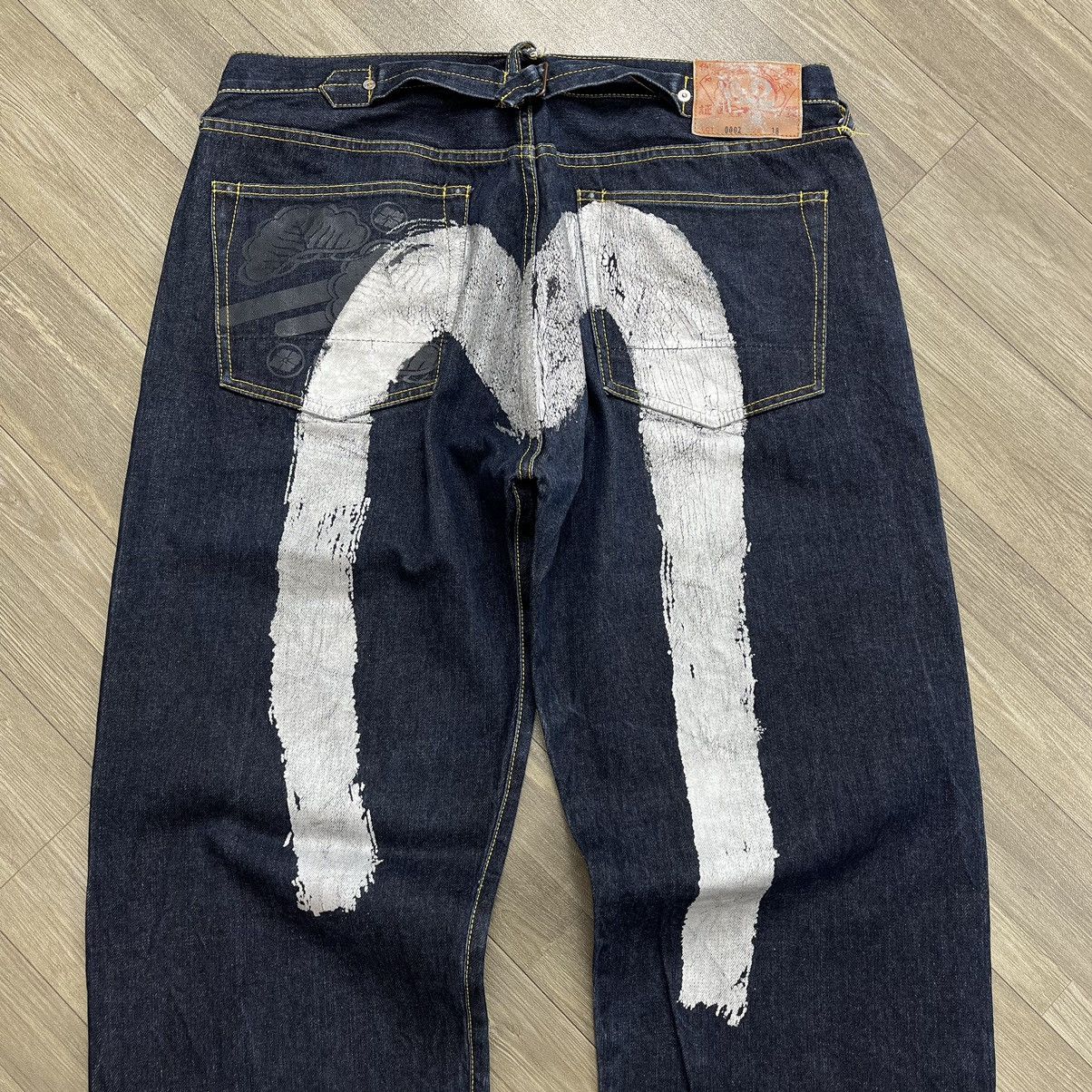 Evisu Vintage Evisu Daicock Big Logo Selvedge Jeans Size US 29 - 2 Thumbnail