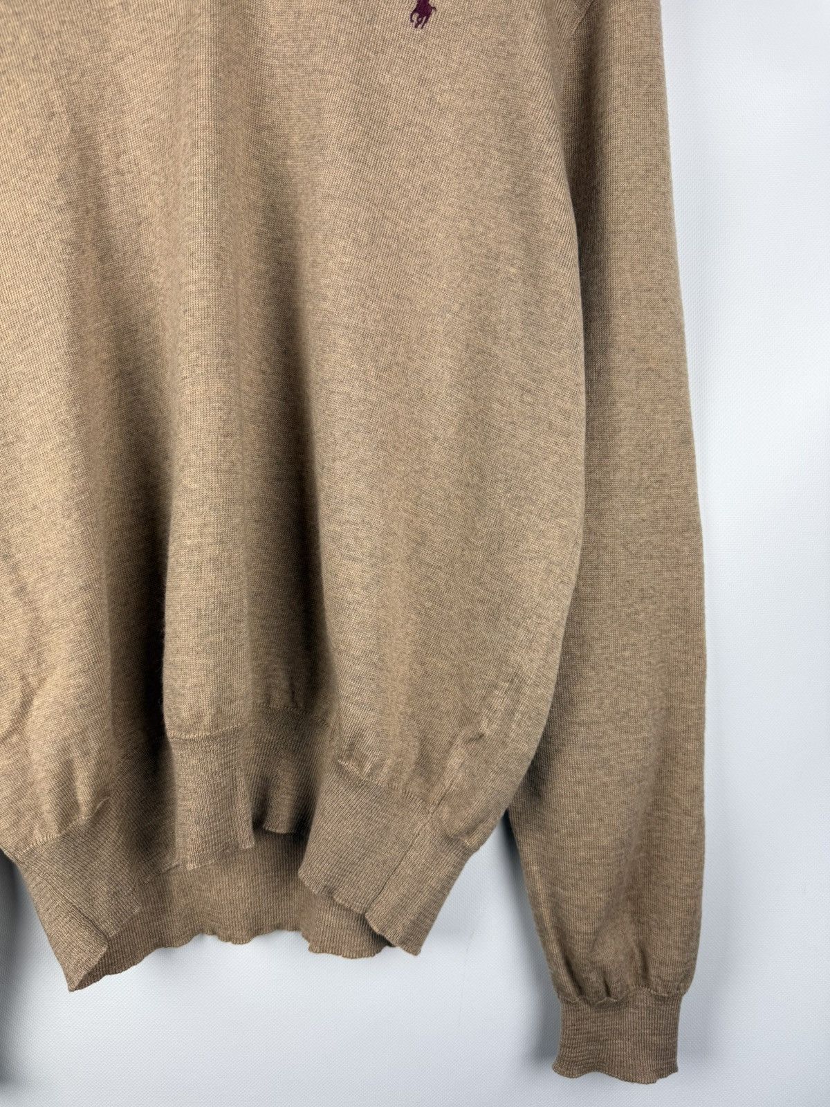 Polo Ralph Lauren Polo By Ralph Lauren Vintage Wool V-neck Sweater Pullover Size US XL / EU 56 / 4 - 6 Thumbnail