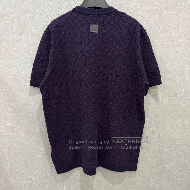 Louis Vuitton Louis Vuitton Checkerboard cotton crewneck embroidered jac Size US L / EU 52-54 / 3 - 2 Thumbnail