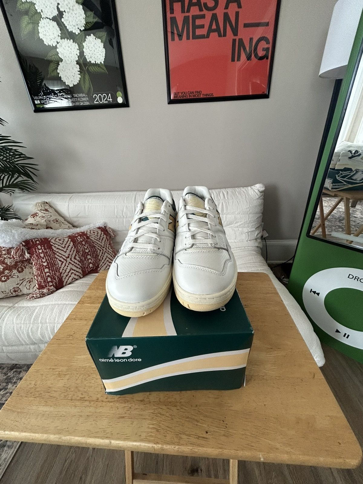 Aime Leon Dore × New Balance Aime Leon Dore Natural Green New Balance 550 Size US 10 / EU 43 - 8 Thumbnail