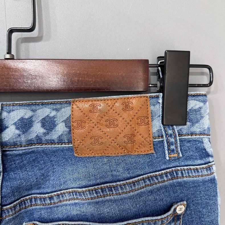 Chanel Chanel Blue straight jeans Size 24" / US 00 / IT 34 - 6 Thumbnail