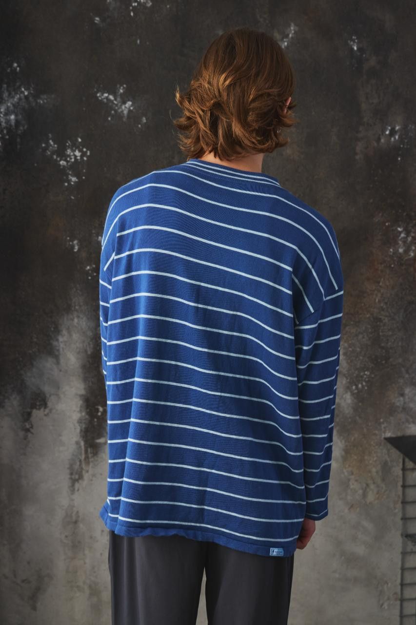 Porter Classic Porter Classic CLASSIC BORDER MOCK NECK LONG SLEEVE SHIRT Size US L / EU 52-54 / 3 - 8 Thumbnail