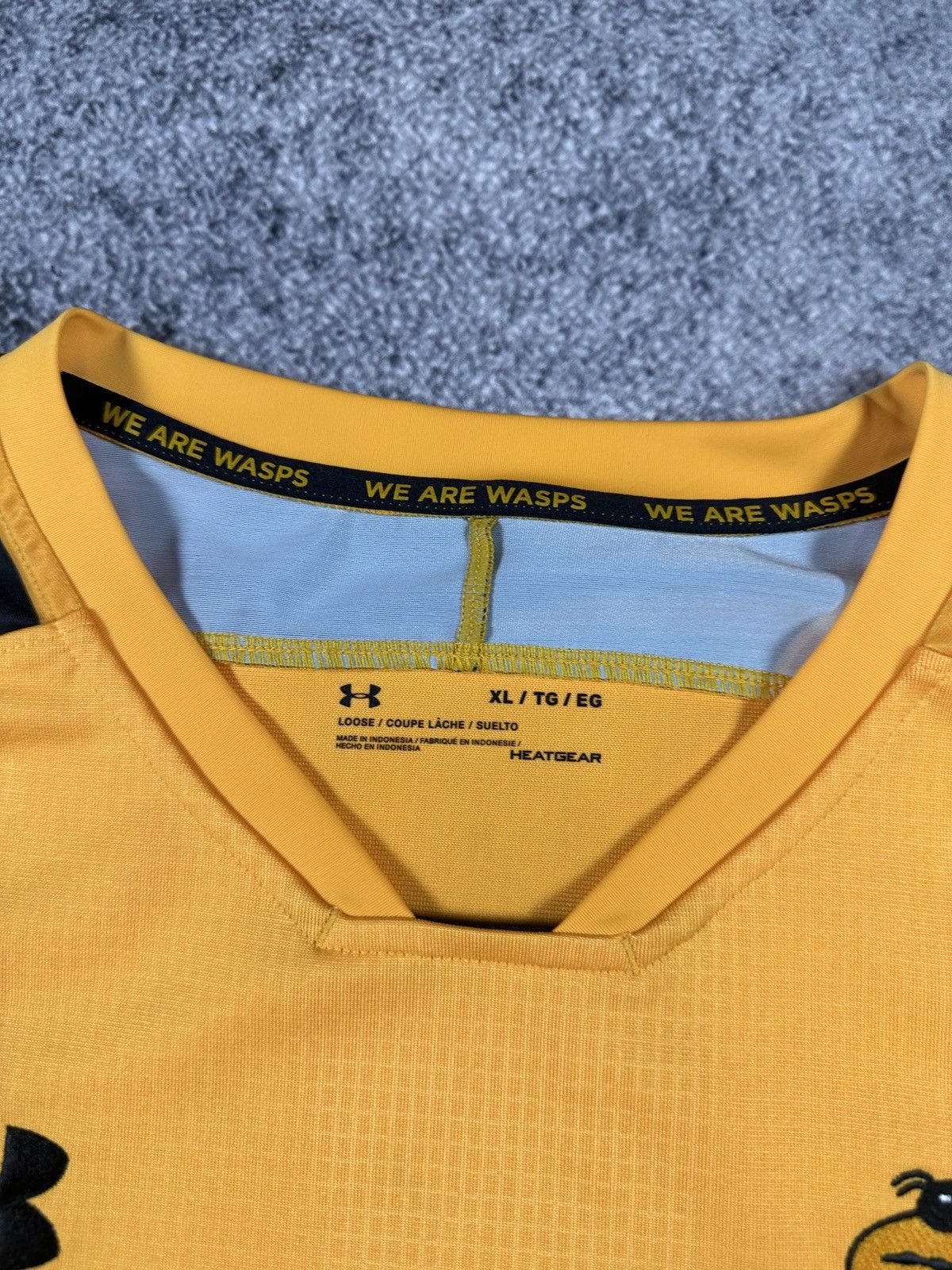 Under Armour Vintage Under Armour Wasps Rugby Jersey Streetwear Rare XL Size US XL / EU 56 / 4 - 3 Thumbnail