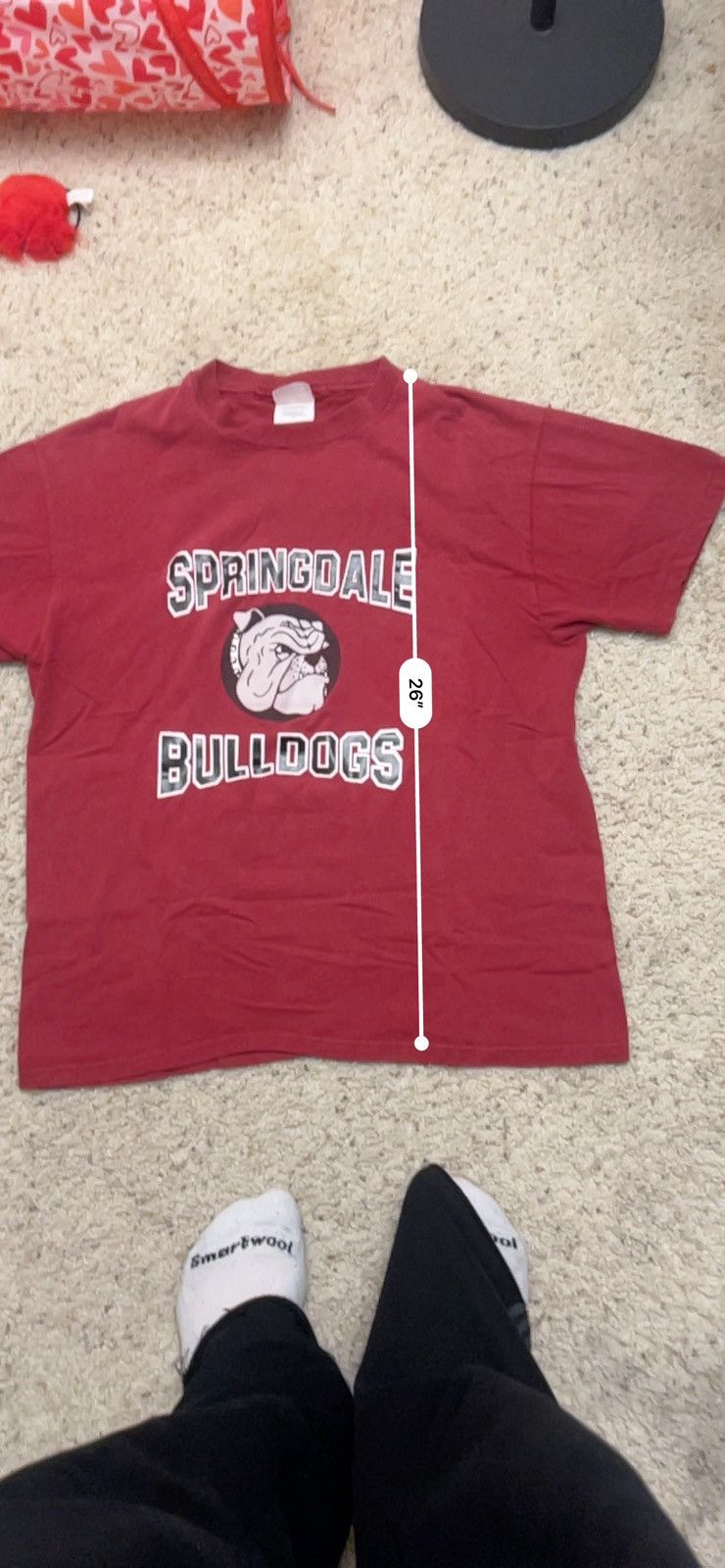 basketcase gallery Vintage Single Stitch Springdale Bulldogs Collegiate mascot Size US L / EU 52-54 / 3 - 6 Thumbnail