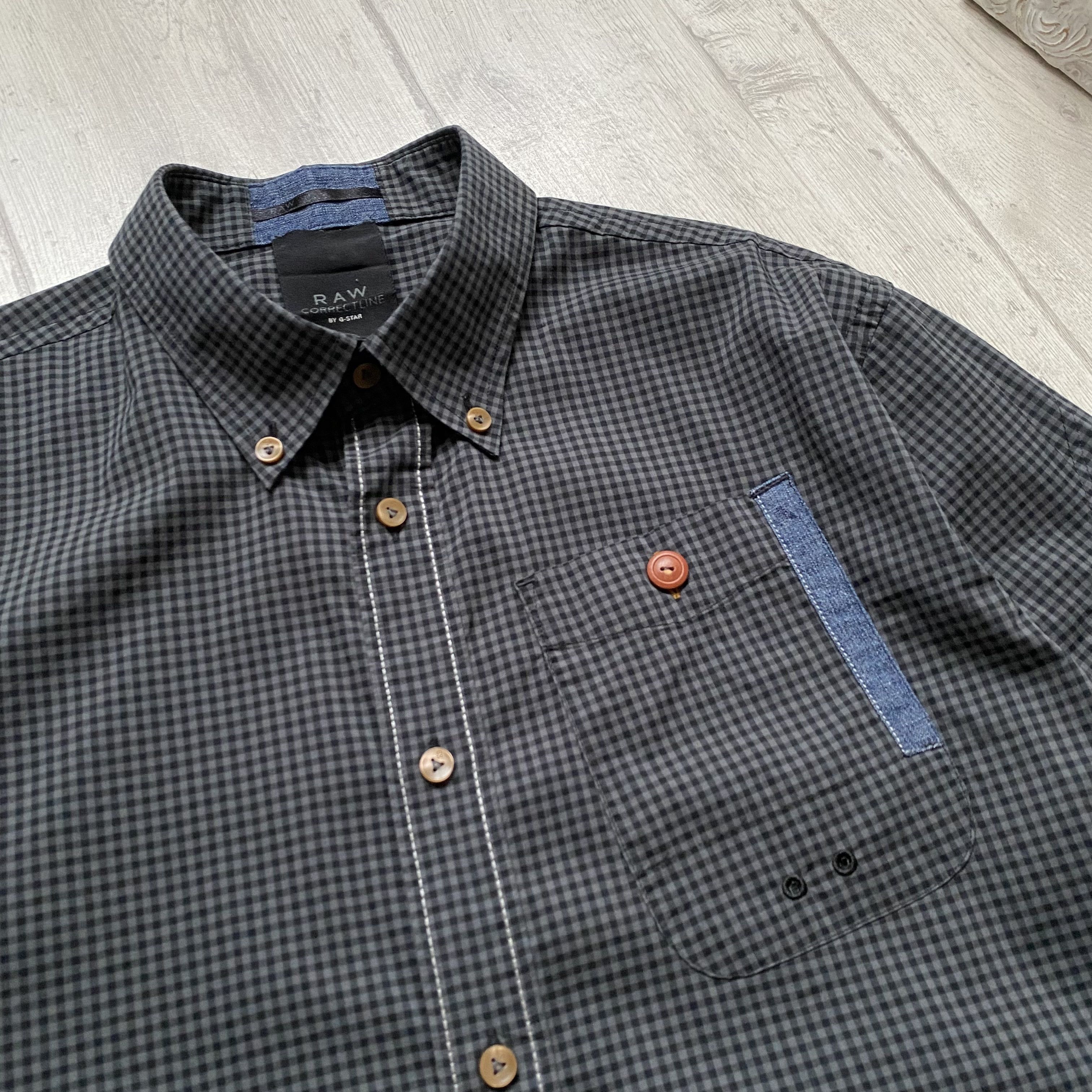 G-Star ⚙️ G Star Raw Flannel shirt Button Up Long Sleeve Size US L / EU 52-54 / 3 - 7 Thumbnail