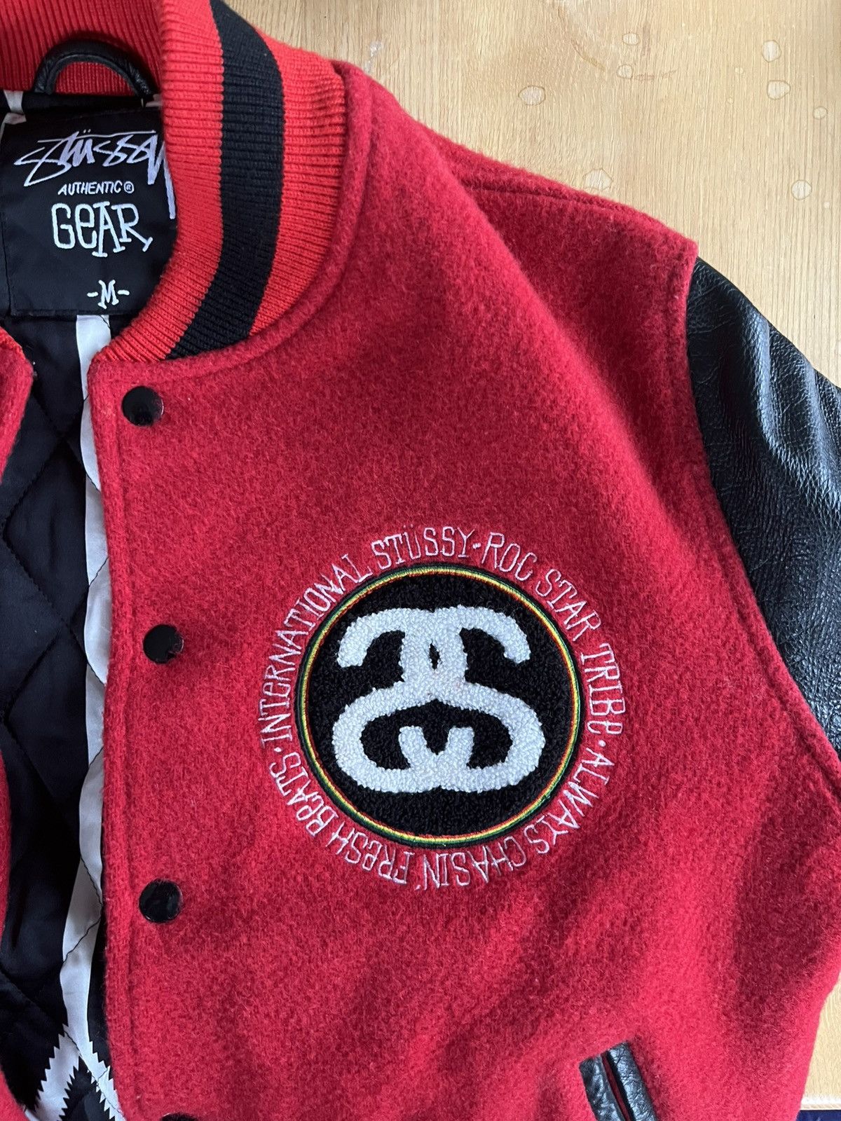 Stussy Stussy x Roc Star - Tribe Varsity Jacket Size US M / EU 48-50 / 2 - 4 Thumbnail