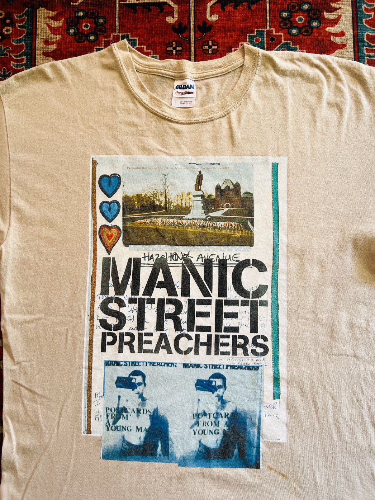 Band Tees 2010 Manic Street Preachers Postcards from a Young Man Tee Size US L / EU 52-54 / 3 - 1 Thumbnail