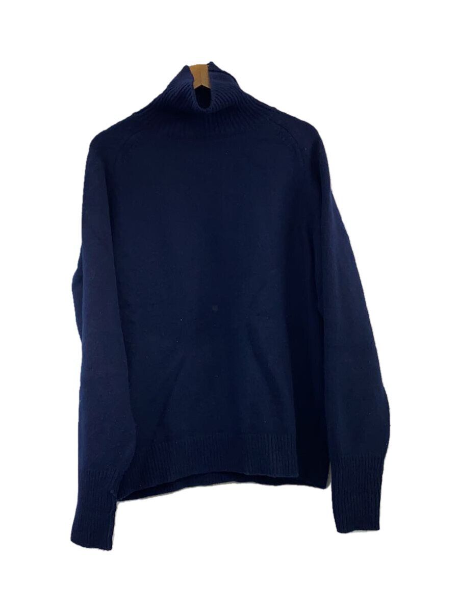 A.PRESSE Blue Wool Turtleneck Sweater Size US L / EU 52-54 / 3 - 1 Thumbnail