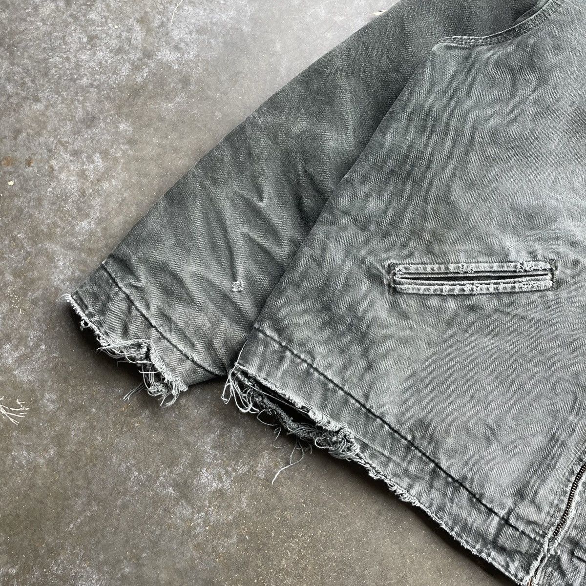 Carhartt × Vintage Vintage Moss Green Carhartt Detroit Jacket Blanket Lined 90s Size US XXL / EU 58 / 5 - 4 Thumbnail
