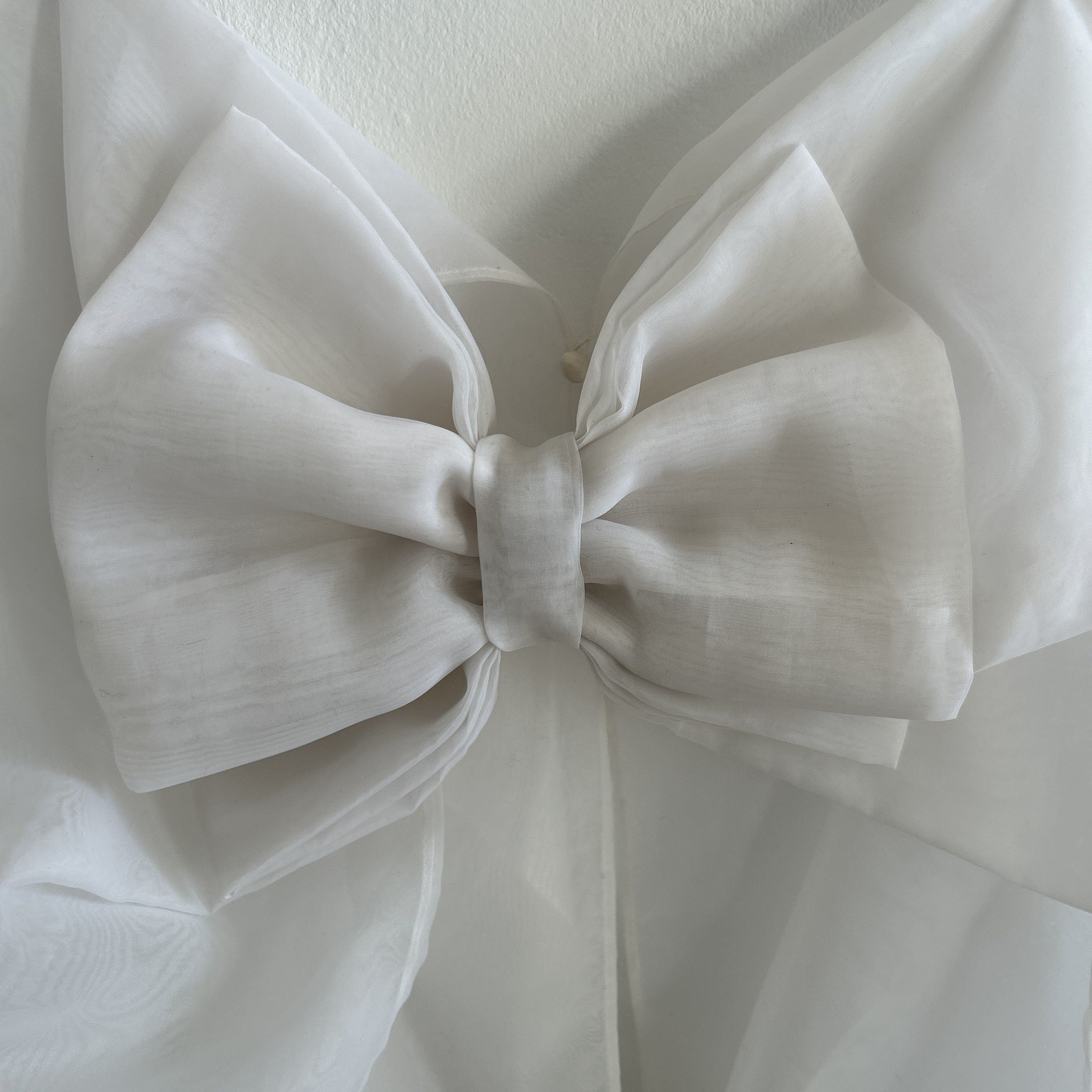 Vintage Vintage White Bow Top Size XS / US 0-2 / IT 36-38 - 14 Thumbnail