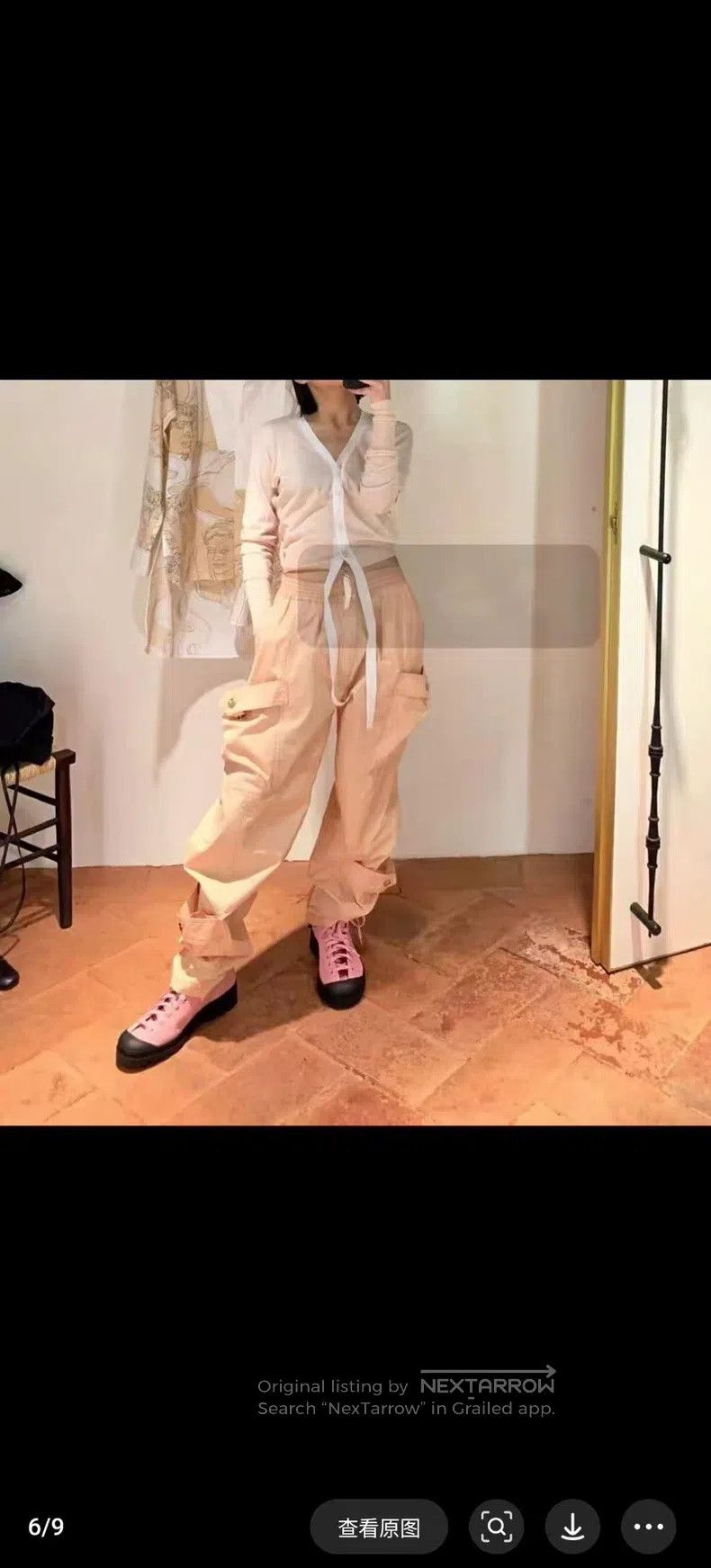 Loewe Loewe Beige Bow Knit Cardigan Size M / US 6-8 / IT 42-44 - 6 Thumbnail