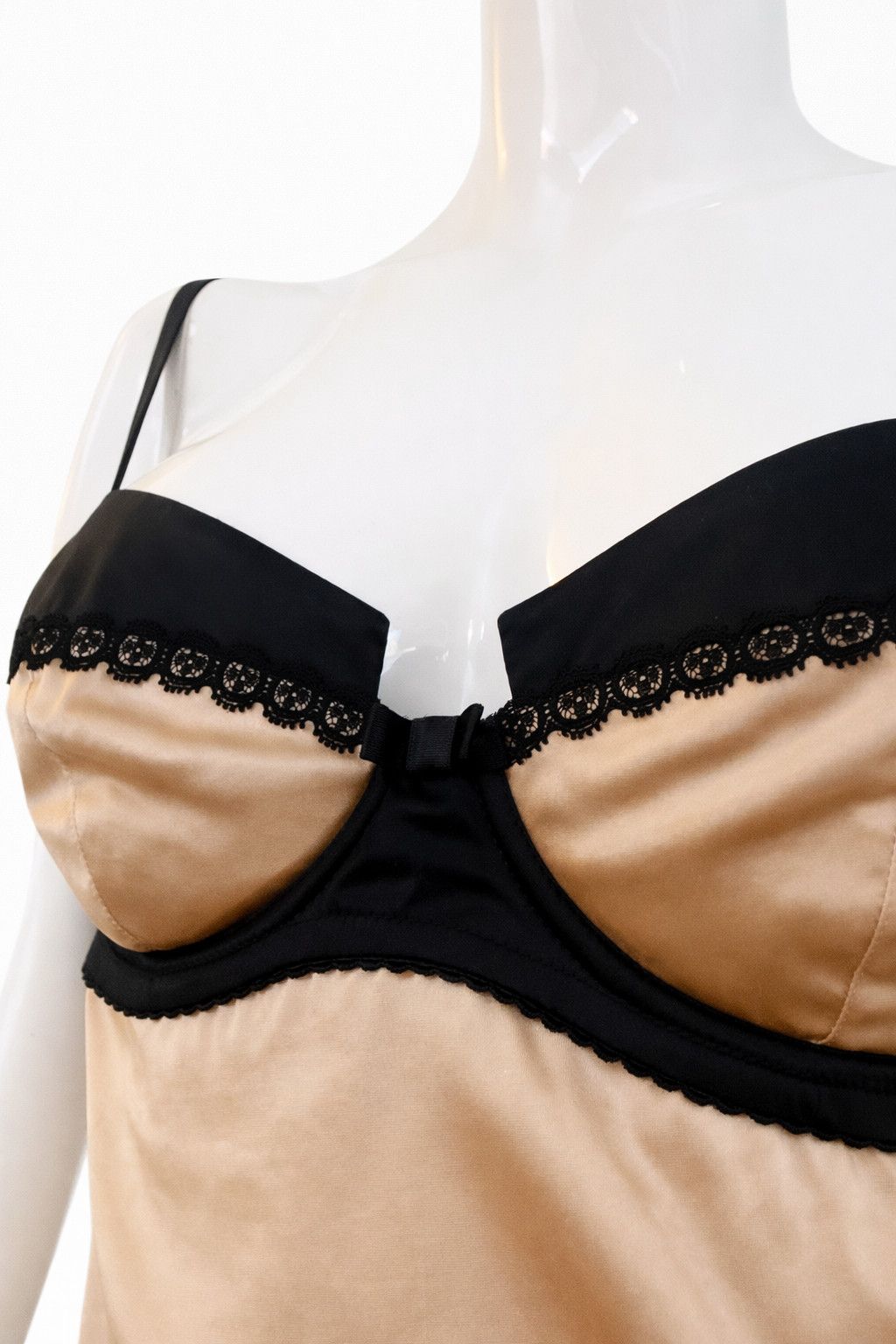 Dolce & Gabbana Dolce & Gabbana Silk Bustier Top – Satin D&G Corset - Large Size L / US 10 / IT 46 - 2 Thumbnail