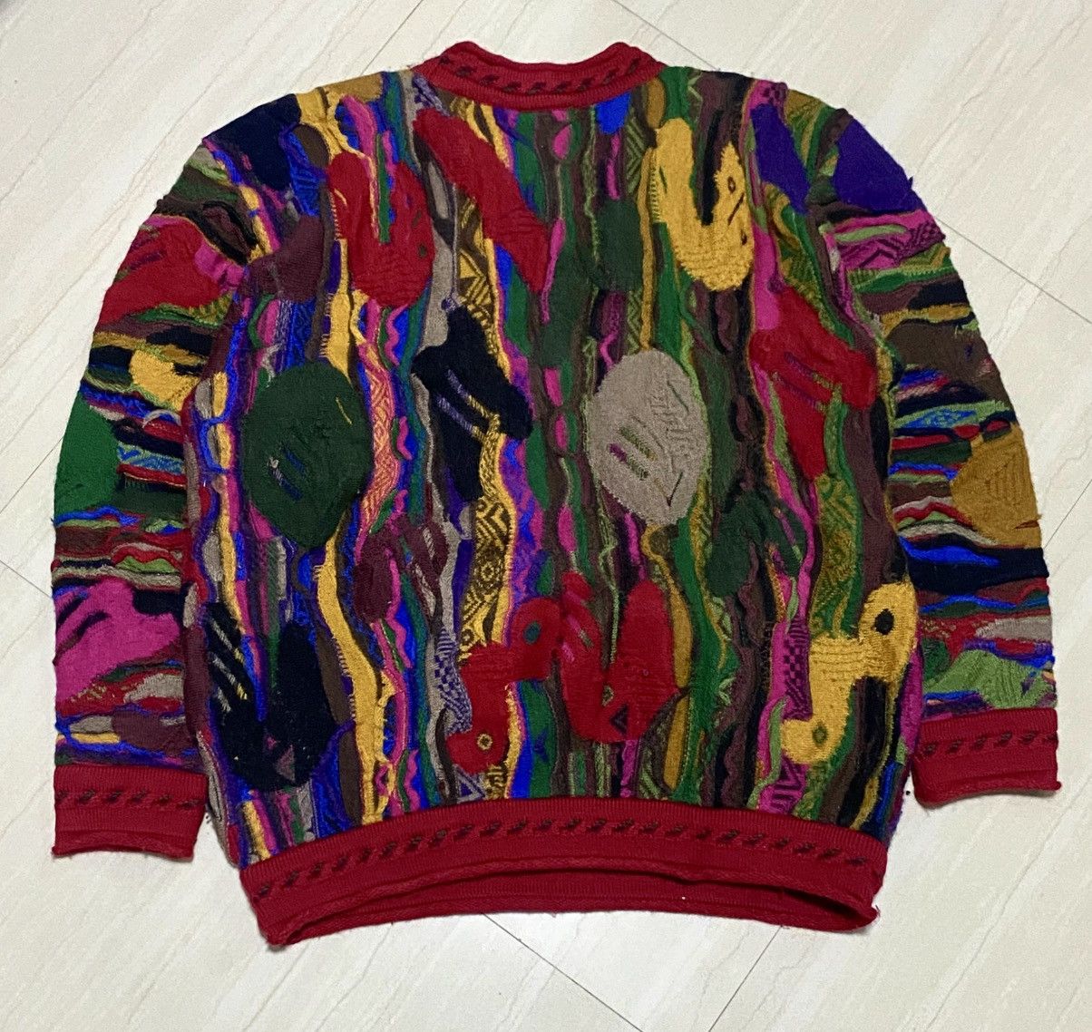 Coogi Coogi - 3D Wool Sweater Size US S / EU 44-46 / 1 - 8 Thumbnail