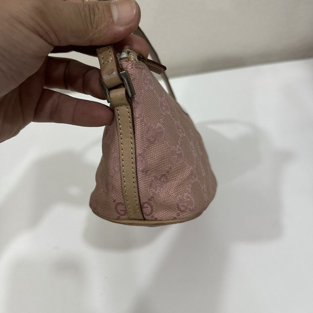 Gucci GUCCI GG CANVAS BOAT POCHETTE BAG 8 Size ONE SIZE - 4 Thumbnail