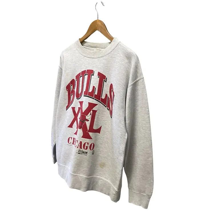 NBA × Vintage Chicago Bull Sweatshirt Vintage 90's Size US L / EU 52-54 / 3 - 3 Thumbnail